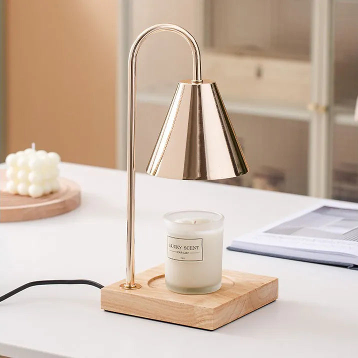 Gold Atmosphere Candle Lamp