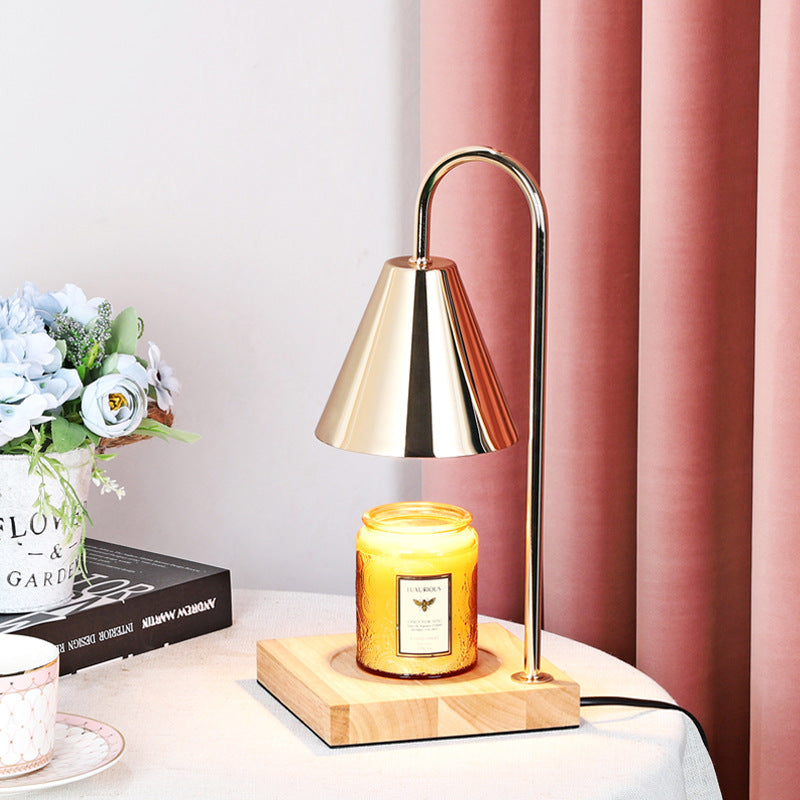 Gold Atmosphere Candle Lamp