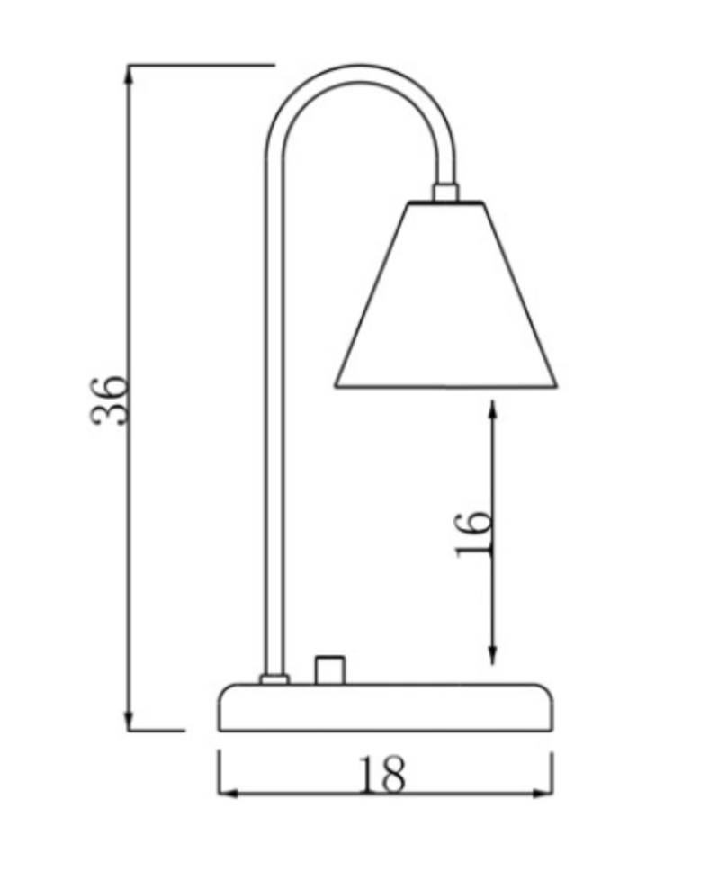 Romantic Nordic Melting Candle Lamp